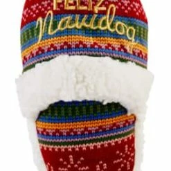 Petco Holiday Tails Slipper Squeaky Dog Toys, Assorted Styles, 9-in