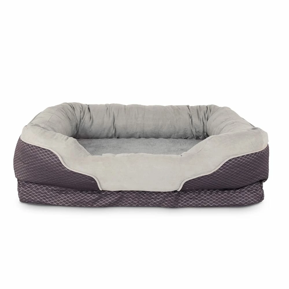 Petco Orthopedic Peaceful Nester Dog Bed, Washable, 40-in X 30-in, Grey 3 Petco Orthopedic Peaceful Nester Dog Bed, Washable, 40-in X 30-in, Grey