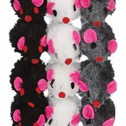 Petco Fuzzy Mice Cat Toys With Catnip, 12-pk