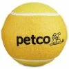 Petco Jumbo Tennis Ball Dog Toy, Assorted Colours -Spooky Pet World petco 4 75 jumbo tennis balls 6a0dc249 5f9b 4638 b5db 895c55100528
