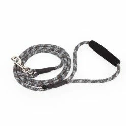 Petco Reflective Dog Leash, 5-ft, Black/Orange