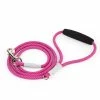 Petco Reflective Dog Leash, 5-ft, Pink -Spooky Pet World petco 5 16 pk reflective dog leash 5 ft ec2c959a d460 4bba 81d7 b5f99d53b7fa