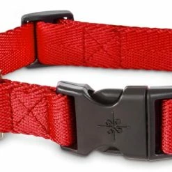 Petco Nylon Dog Collar, Adjustable, Includes Tag Muffler, 2X-Large/3X-Large, Red