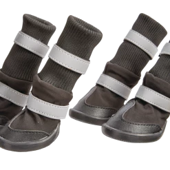 Petco Paw Protect Dog Boots/Shoes For All-Weather, Assorted Sizes, Black