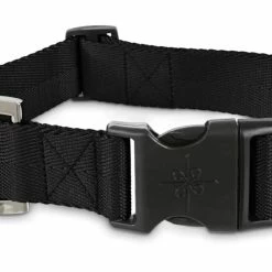 Petco Nylon Dog Collar, Adjustable, Includes Tag Muffer, 2X-Large/3X-Large, Black