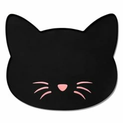 Petco Black Cat Head Silicone Placemat