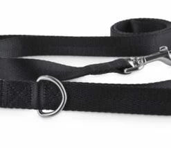 Petco Nylon Dog Leash, Black, 6-ft