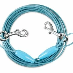 Petco Free-To-Flex Dog Tie Out Cable, 20-ft, Small, Blue 12 Petco Free-To-Flex Dog Tie Out Cable, 20-ft, Small, Blue -Spooky Pet World petco blue small free to flex dog tie out 20 l 91ea182e 2a47 412e ba12 8924f78959a3