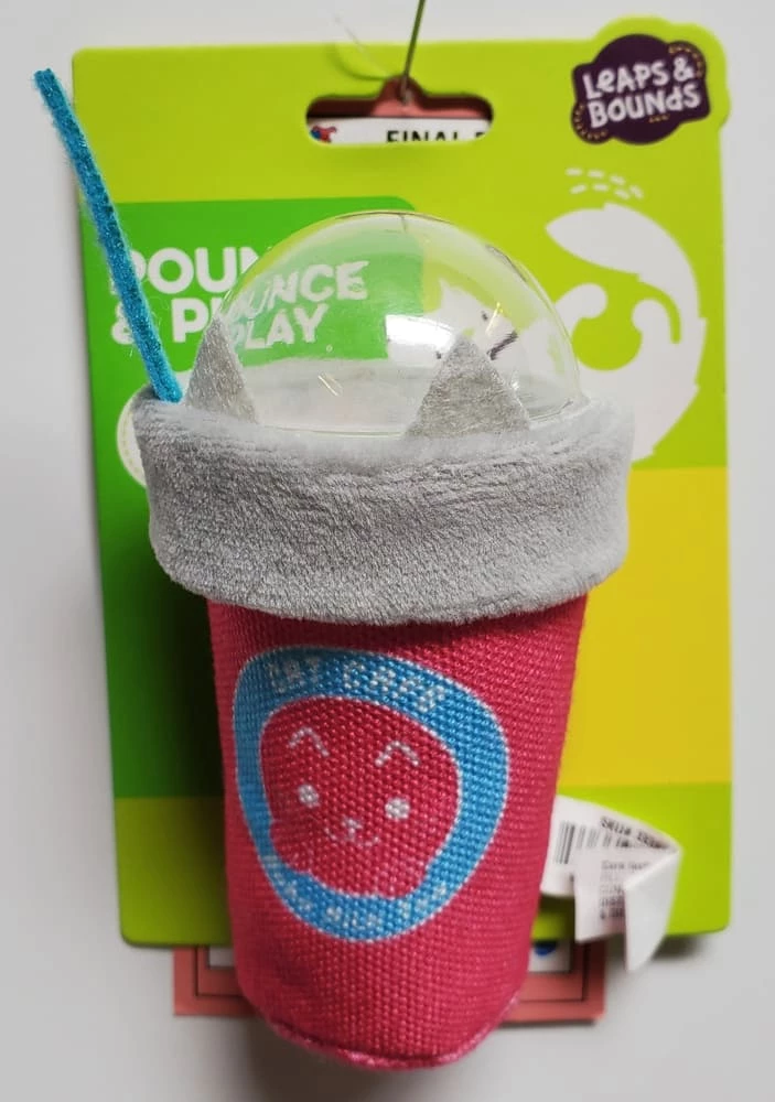 Petco Boba Tea Cat Toy With Catnip, Red 4 Petco Boba Tea Cat Toy With Catnip, Red - Image 2