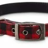 Petco Buffalo Check Plaid Dog Collar, Adjustable, Medium