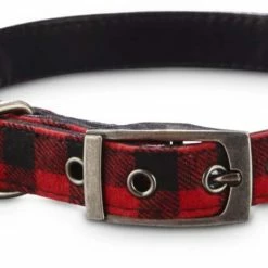 Petco Buffalo Check Plaid Dog Collar, Adjustable, Medium