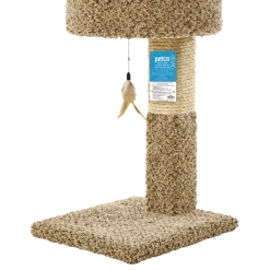 Petco Durable Carpet And Sisal Cat Perch And Post With Teaser Toy, 24-in -Spooky Pet World petco cat perch post 24 e5df43b8 8472 42bb bba5 e0763267e4c7