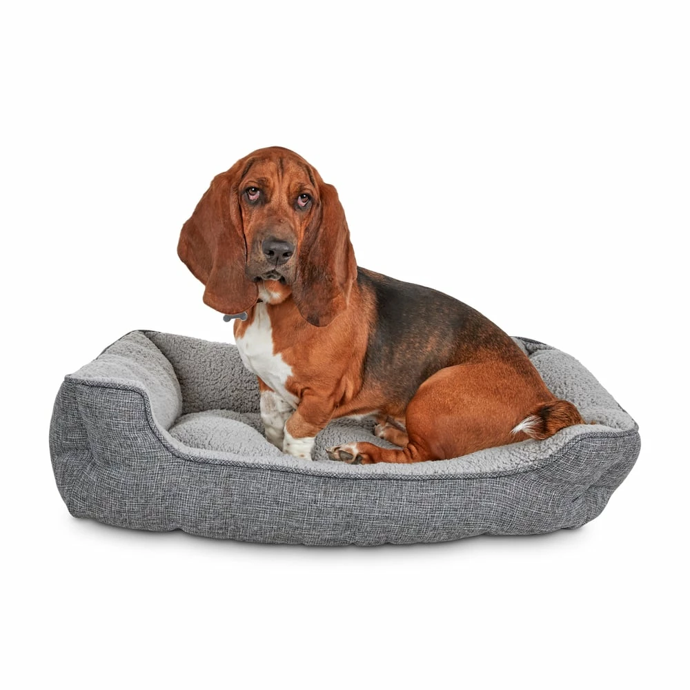 Petco Cozy Cottage Nester Dog Bed, 32-in X 24-in, Grey 3 Petco Cozy Cottage Nester Dog Bed, 32-in X 24-in, Grey