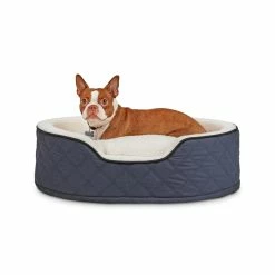Petco Cuddler Orthopedic Memory Foam Dog Bed, Washable, 28-in X 20-in, Blue -Spooky Pet World petco cuddler orthopedic dog bed blue 28 x 20 6c1947c7 96a0 4ca7 b766 b1946cfee543