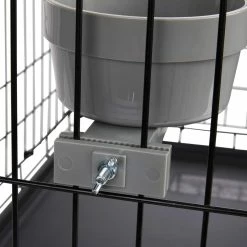 Petco Classic Dog Crock For Crates, Tool-Free Assembly, Grey -Spooky Pet World petco dog crock medium 20 oz grey 0155f3e2 4a9b 466d 8905 af4ce81b4ee4