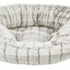 Petco Faux Fur Cat Bed, Washable, 20-in X 18-in, Grey