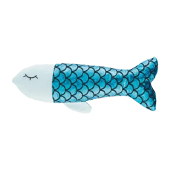 Petco Fish Kicker Cat Toy With Catnip, Blue