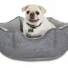 Petco Cozy Cottage Hexagon Nester Dog Bed, 22-in X 22-in, Grey -Spooky Pet World petco gray hexagon nester dog bed 22 l x 22 w x 7 h 240f2b56 9281 4733 8605 fbbd69c3fcba