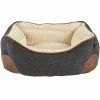 Petco Nester Memory Foam Dog Bed, Washable, 24-in X 18-in, Grey -Spooky Pet World petco grey nester memory foam dog bed 24 l x 18 w 2e2703ea be91 4622 9557 8528c0042089