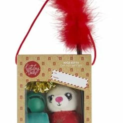 Petco Holiday Tails Nice Kitty Soft Plush Cat Toys Gift Set With Catnip, 8-pk
