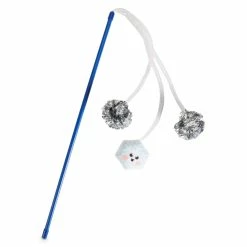 Petco Holiday Snow Teaser And Wand Cat Toy With 3 Arms
