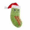 Petco Holiday Christmas Pickle Squeaky Dog Toy, Assorted Styles, 12-in