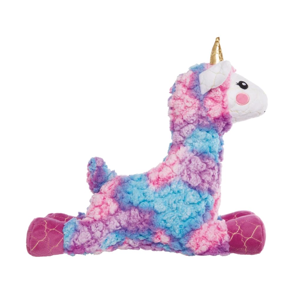 Petco Tough Plush Llamacorn Dog Toy 5 Petco Tough Plush Llamacorn Dog Toy - Image 3