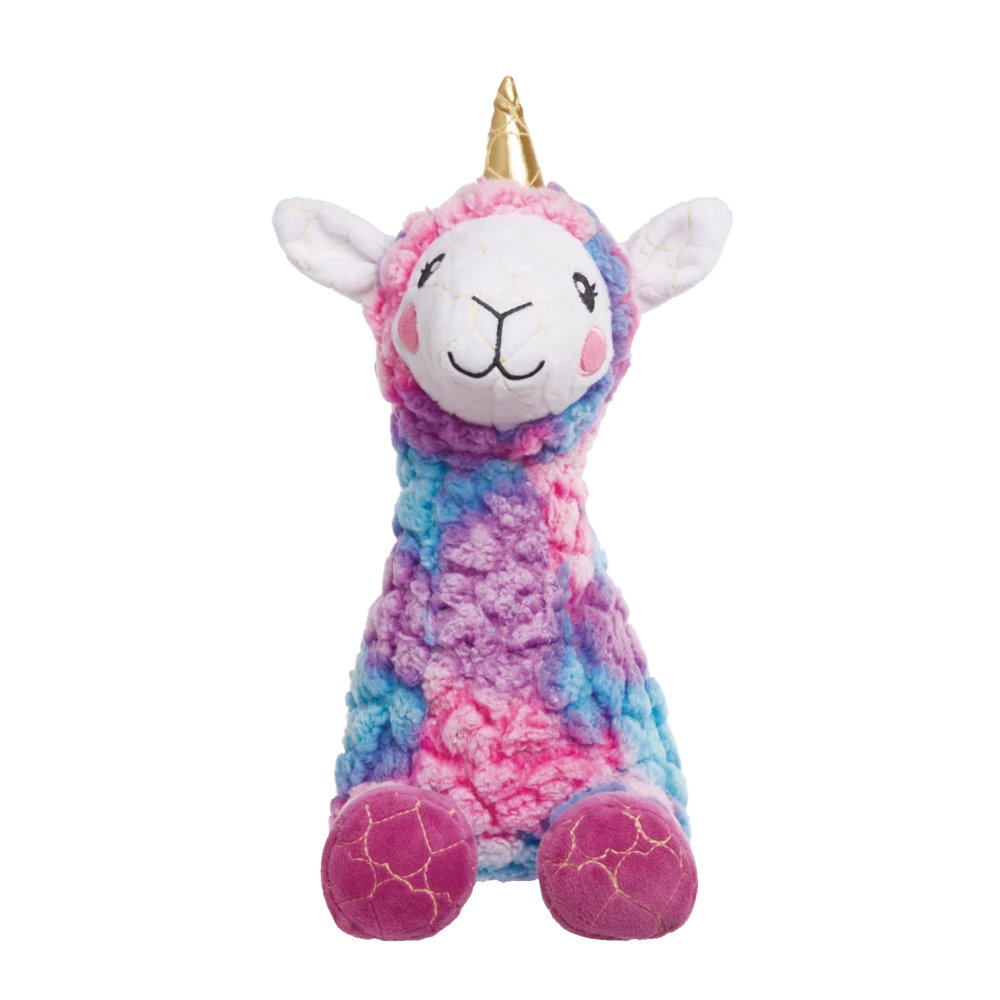 Petco Tough Plush Llamacorn Dog Toy 4 Petco Tough Plush Llamacorn Dog Toy - Image 2