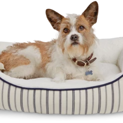 Petco Blue Nautical Striped Nester Faux Fur Dog Bed, Washable, 32-in X 24-in, White/Blue 12 Petco Blue Nautical Striped Nester Faux Fur Dog Bed, Washable, 32-in X 24-in, White/Blue -Spooky Pet World petco nautical striped nester dog bed blue 32 l x 24 w 48eb89fc 6d56 4431 9a90 b521fcde5f98