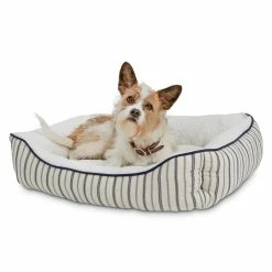 Petco Blue Nautical Striped Nester Faux Fur Dog Bed, Washable, 32-in X 24-in, White/Blue 13 Petco Blue Nautical Striped Nester Faux Fur Dog Bed, Washable, 32-in X 24-in, White/Blue -Spooky Pet World petco nautical striped nester dog bed blue 32 l x 24 w 78cc20f0 90e7 41d0 9646 2cd3ac7a294c