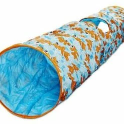 Petco Nylon Pipe Cat Tunnel, 51-in X 9.5-in, Blue