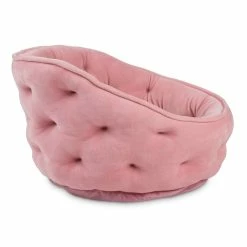 Petco EveryYay Snooze Fest High-Back Bolster Cat Bed, Washable, 18-in X 18-in, Pink -Spooky Pet World petco princess bed 66f910b3 8e39 4a5f aba0 c24c3cacbbe4