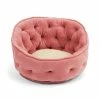 Petco EveryYay Snooze Fest High-Back Bolster Cat Bed, Washable, 18-in X 18-in, Pink -Spooky Pet World petco princess bed 73f0f32e 5422 4520 9488 dd846b35e49e