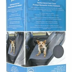 Petco Quilted Bench Pet Car Seat Cover, 58-in X 59-in, Grey -Spooky Pet World petco quilted bench seat cover in gray 58 w x 59 l a15d1a2d 755b 48d3 966c 18b006cde407