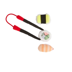 Petco Plush Sushi Bento Box Squeaker Cat Toy With Catnip, 3-pc -Spooky Pet World petco sushi bento box cat toy 5bbf1499 779e 401a 9317 c649c4526cbf