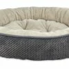 Petco EveryYay Snooze Fest Textured Round Bolster Cat Bed, Washable, 20-in X 20-in, Dark Grey 2 Petco EveryYay Snooze Fest Textured Round Bolster Cat Bed, Washable, 20-in X 20-in, Dark Grey -Spooky Pet World petco textured round cat bed in dark grey 20 l x 20 w bcc9785e 1555 4e9d 9548 a3e72fcb596f