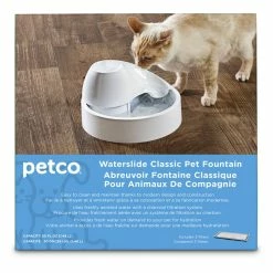 Petco Waterslide Classic Cat Water Fountain, Dishwasher Safe And BPA Free Includes 3 Filters, 50-oz -Spooky Pet World petco waterslide cat water fountain 215ad74d 35d1 4c93 bd13 0e773b9f11a8