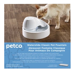 Petco Waterslide Classic Cat Water Fountain, Dishwasher Safe And BPA Free Includes 3 Filters, 50-oz -Spooky Pet World petco waterslide cat water fountain 276eada2 507e 4b6e 8f74 9eef6f05736c