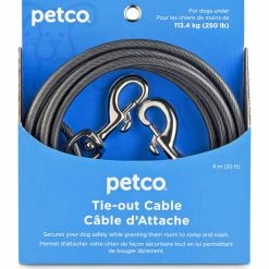 Petco Free-To-Flex Dog Tie Out Cable, 20-ft, 2X-Large, Black 13 Petco Free-To-Flex Dog Tie Out Cable, 20-ft, 2X-Large, Black -Spooky Pet World petco xx large free to flex dog tie out cable 20 l c73da54e a29d 4352 9fdb e6112d47c9fe