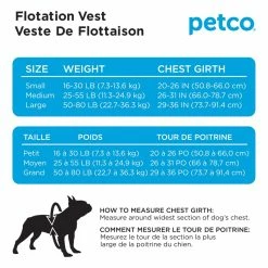 Petco Dog Life Jacket/Flotation Vest, Waterproof , Assorted Sizes, Yellow -Spooky Pet World petco yellow dog flotation vest small 7a0f6329 d1b4 42e6 b9da 47c68ae5658a