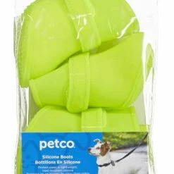Petco Silicone Dog Boots, Waterproof , Large, Yellow -Spooky Pet World petco yellow silicone dog boots large a0a47a77 32f0 4f28 a83e c117bb471a34